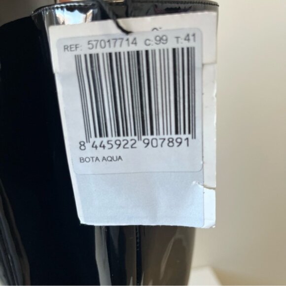 MANGO Aqua Patent Leather Knee Length Boots - Picture 14 of 16